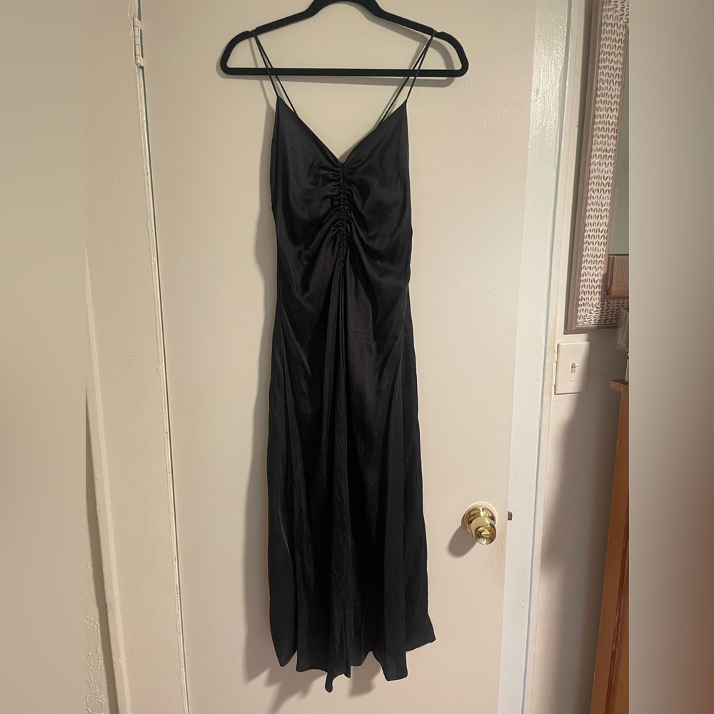 Dark blue Mango dress. Size 6. Worn once and dry cleaned.